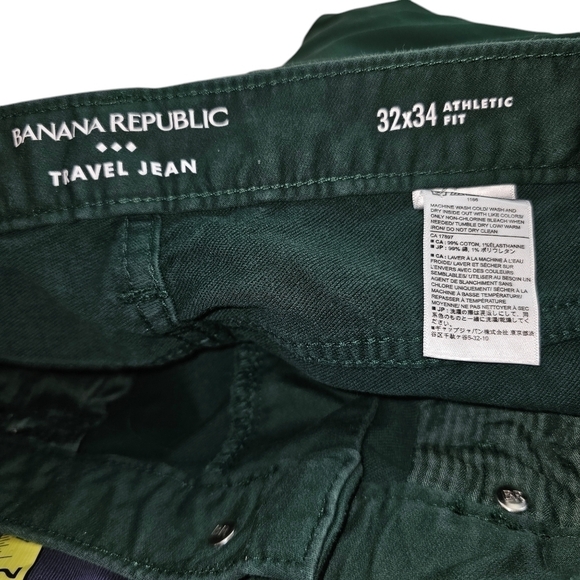 Banana Republic Factory Men's Travel Jeans in 32 Athletic Fit - Picture 7 of 8